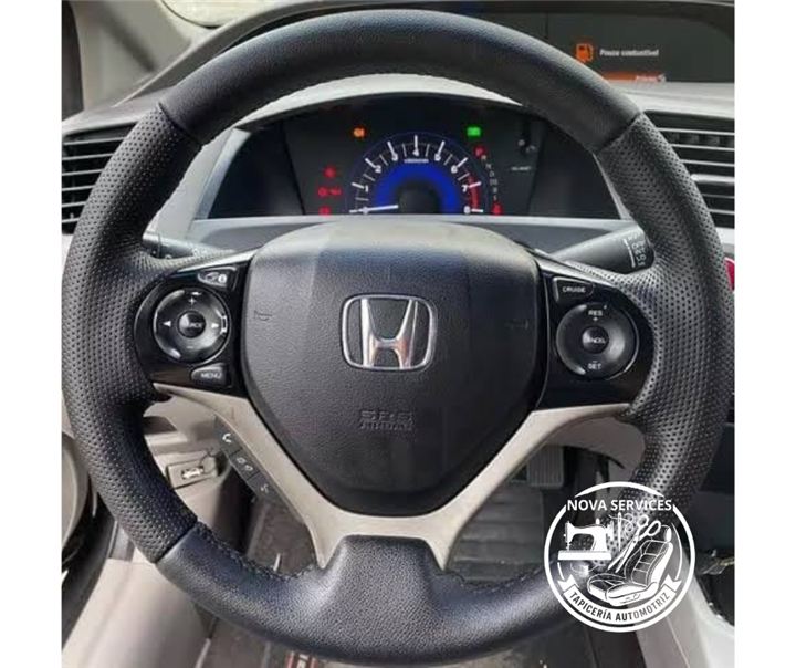 Volante tapizado en piel por Nova Services, trabajo 4